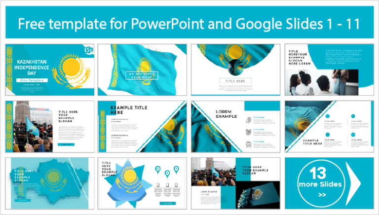 Kazakhstan Independence Day Template - PowerPoint Templates and Google ...