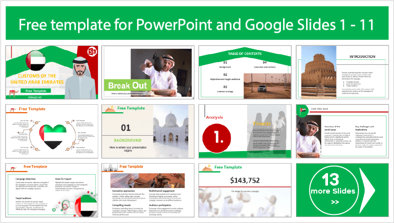 United Arab Emirates Customs Template to download for free in PowerPoint and Google Slides themes