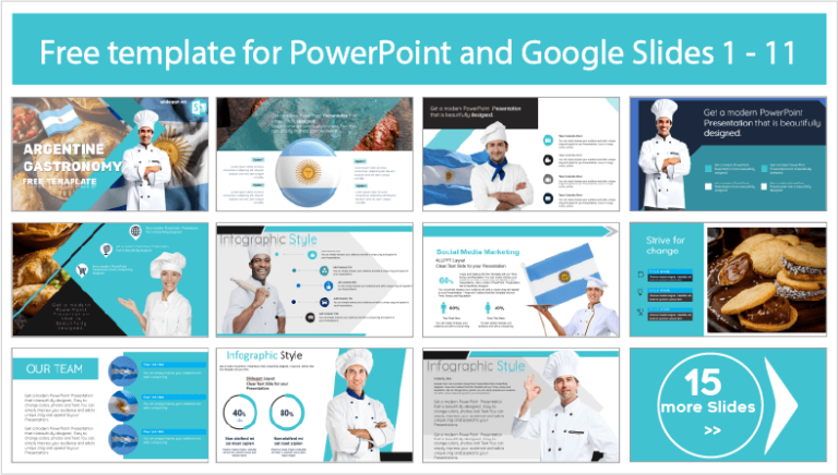 Argentina Gastronomy Template - PowerPoint Templates and Google Slides