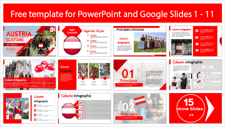 Téléchargez des modèles gratuits de douanes autrichiennes pour les thèmes PowerPoint et Google Slides.