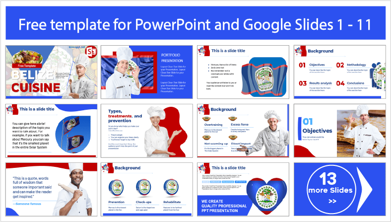 Téléchargez gratuitement les modèles de gastronomie du Belize pour les thèmes PowerPoint et Google Slides..
