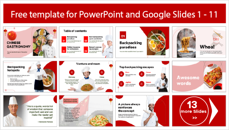 China Gastronomy Template - PowerPoint Templates and Google Slides