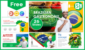 Brazil Gastronomy Template - PowerPoint Templates and Google Slides