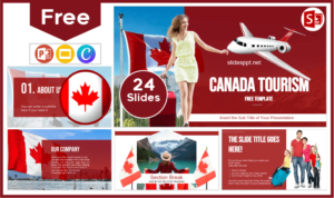 Free Canada Tourism Template for PowerPoint and Google Slides.
