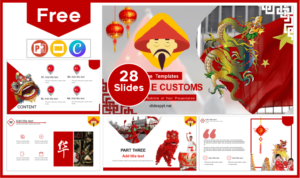 Free China Customs Template for PowerPoint and Google Slides.
