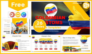 Free Colombia Customs Template for PowerPoint and Google Slides.