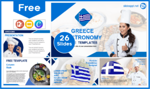 Free Greek Gastronomy Template for PowerPoint and Google Slides