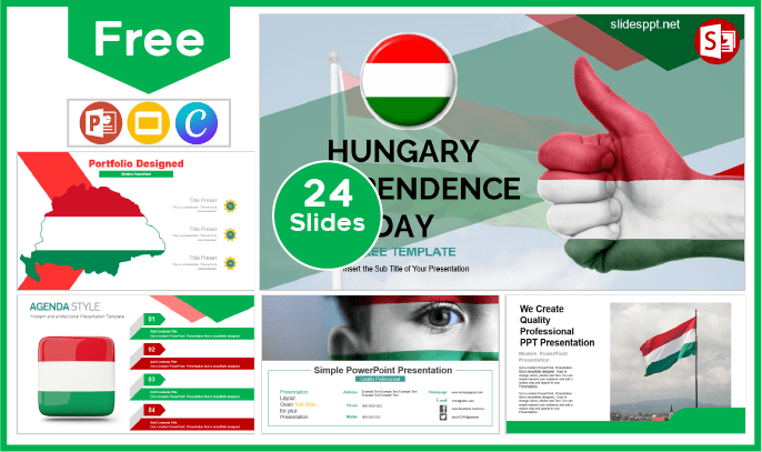 Free Hungarian Independence Template for PowerPoint and Google Slides