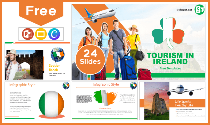 Free Ireland Tourism Template for PowerPoint and Google Slides