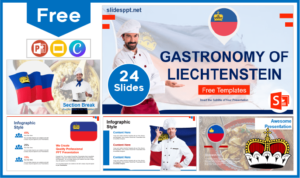 Liechtenstein Gastronomy Template - PowerPoint Templates and Google Slides