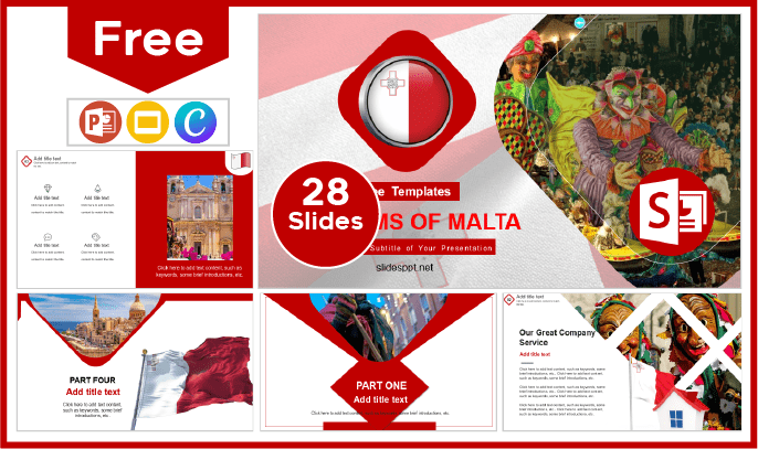 Free Malta Customs Template for PowerPoint and Google Slides.