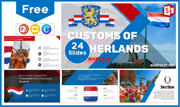 Free Netherlands Customs Template for PowerPoint and Google Slides.
