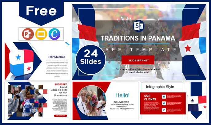 Free Panama Customs Template for PowerPoint and Google Slides.