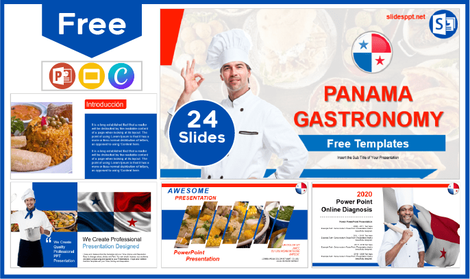Free Panama Gastronomy Template for PowerPoint and Google Slides.