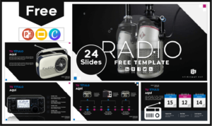 Free Radio Template for PowerPoint and Google Slides