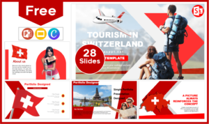 Free Switzerland Tourism Template for PowerPoint and Google Slides.