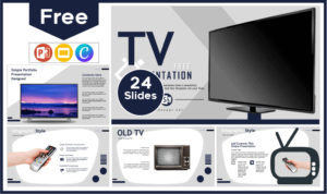 Free Television Template for PowerPoint and Google Slides