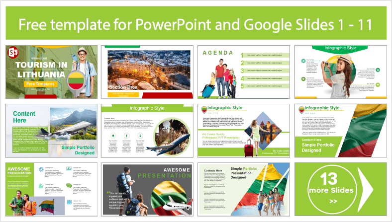 Baixe modelos gratuitos de Turismo na Lituânia para temas do PowerPoint e do Google Slides.