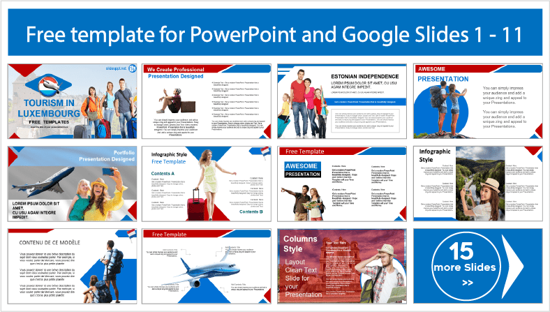 Descargar gratis plantillas de Turismo en Luxemburgo para PowerPoint y temas Google Slides.