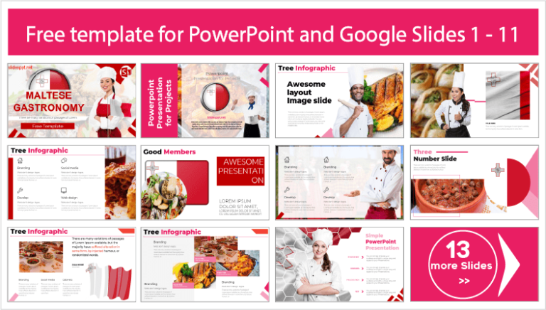Malta Gastronomy Template - PowerPoint Templates and Google Slides