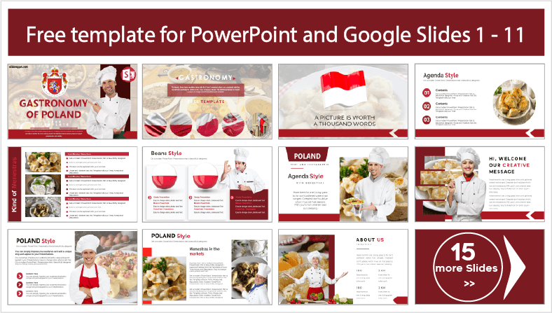 Poland Gastronomy Template to download for free in PowerPoint and Google Slides themes.
