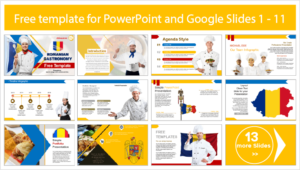 Romania Gastronomy Template - PowerPoint Templates and Google Slides