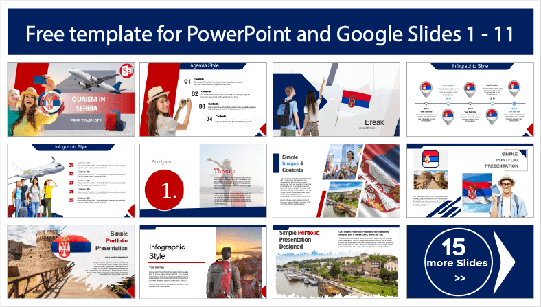 Baixe modelos gratuitos de Turismo na Sérvia para temas do PowerPoint e do Google Slides.