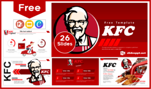 Free KFC template for PowerPoint and Google Slides.