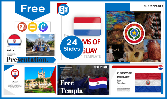 Free Paraguay Customs Template for PowerPoint and Google Slides.