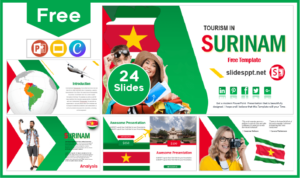 Free Suriname Tourism Template for PowerPoint and Google Slides.