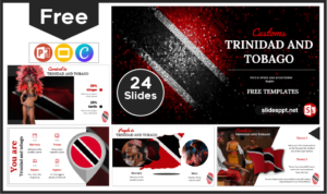Free Trinidad and Tobago Customs Template for PowerPoint and Google Slides.