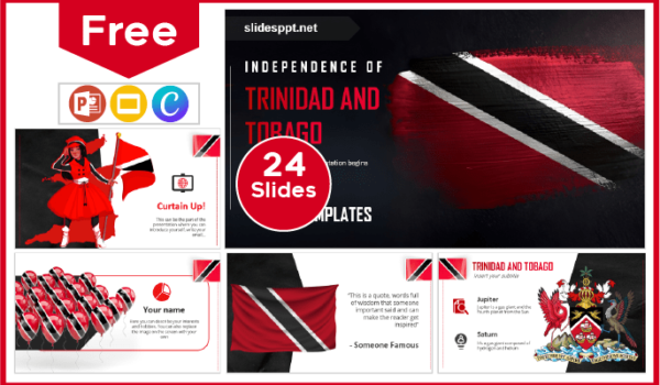 Plantilla de la Independencia de Trinidad y Tobago