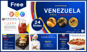 Free Venezuela Gastronomy Template for PowerPoint and Google Slides.