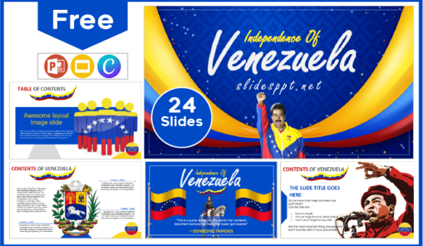 Plantilla de la Independencia de Venezuela