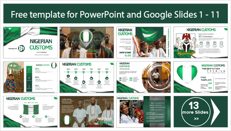 Téléchargez des modèles gratuits de douanes nigérianes pour les thèmes PowerPoint et Google Slides.