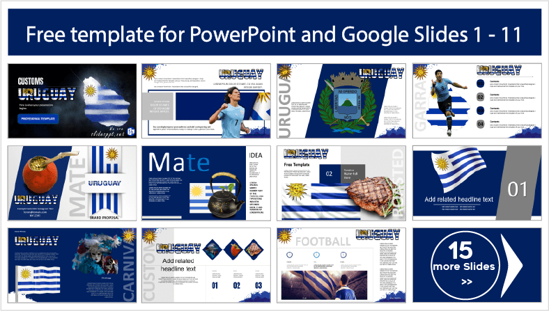 Laden Sie kostenlose Uruguay-Zollvorlagen für PowerPoint- und Google Slides-Themen herunter.