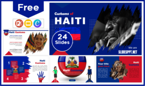 Free Haiti Customs Template for PowerPoint and Google Slides.