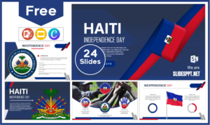 Free Haiti Independence Template for PowerPoint and Google Slides.