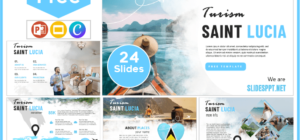 Free Saint Lucia Tourism Template for PowerPoint and Google Slides.