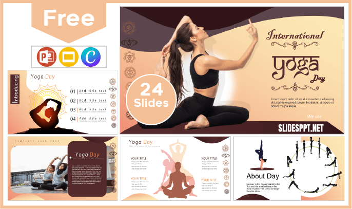 Free International Yoga Day template for PowerPoint and Google Slides.