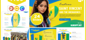 Free Saint Vincent and the Grenadines Customs Template for PowerPoint and Google Slides.