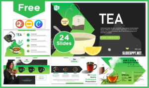 Free Tea Template for PowerPoint and Google Slides.