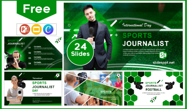 Plantilla del Día del Periodista Deportivo