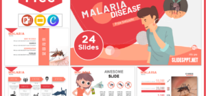 Free Malaria Template for PowerPoint and Google Slides.
