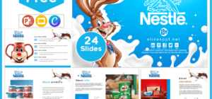 Free Nestlé Company Template for PowerPoint and Google Slides.