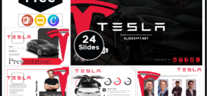 Free Tesla Company Template for PowerPoint and Google Slides.