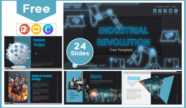 Plantilla de la Revolución Industrial