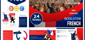 Free French Revolution Template for PowerPoint and Google Slides.