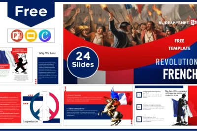 Free French Revolution Template for PowerPoint and Google Slides.